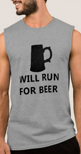 Will Run For Beer Men's Shirt