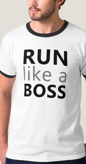 Run Like  A Boss Men's Shirt