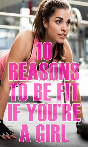 The benefits of being fit go beyond physical appearance. It affects your confidence, your outlook on life, your courage to do. We've compiled a collection of internet posters for why it's important to be fit if you're a girl.