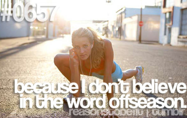 20 Reasons Why You Should Hit The Gym Today #20: Because I don't believe in the word 