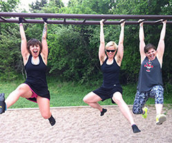 Friends On Monkey Bars