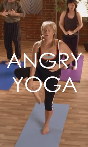 The best way to diffuse stress may be to release it. Watch this hilarious video on Angry Yoga and let us know if it is right for you.