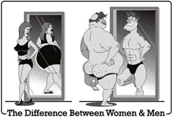 Laugh Your Abs Off With These Fitness Posters #13: The Difference Between Women and Men