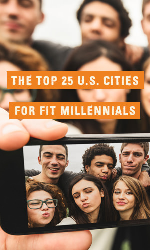 Which cities are most wired-in, tech-friendly and offer access to fitness classes, bike trails and other outdoor fitness options as well as all-around happiness.Using a specially devised formula, we've identified the U.S. cities that are luring the most smoothie-drinking, SoulCycle-ing millennials.