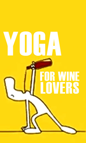 To celebrate the coming together of the mind body and 'spirit', watch this funny cartoon animation of a wine lover doing yoga.