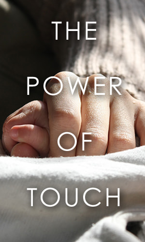 When one person touches another, what is conveyed is not merely sensory, but emotional. It is an exchange of love, familiarity and trust. A touch from a person can be life altering, as this video tries to demonstrate.