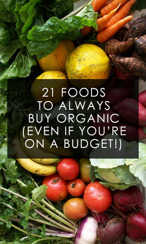 Because organic typically costs more than conventional, not everyone can afford to go organic all of the time.So when is it worth the spend? Here are the top 21 foods (and beverages!) you should always buy organic, even if you're on a budget.