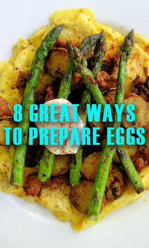 Eggs are a fantastic source of protein, omega 3, vitamins A, B, calcium, phosphorous, lecithin, and iron. They are a super health food that can be prepared and consumed in so many interesting ways.Here are 8 amazing and versatile ways to prepare and enjoy your eggs.