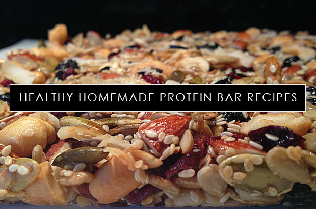 Healthy Homemade Protein Bar Recipes