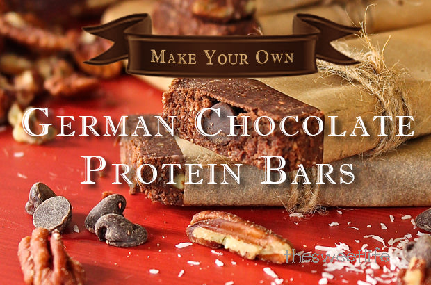 Make Your Own German Chocolate Protein Bars