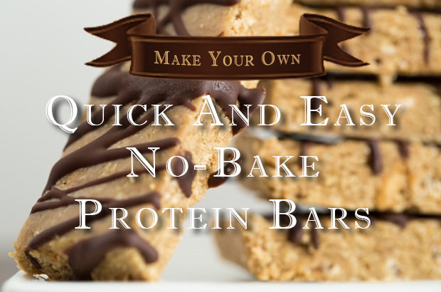 Make Your Own Quick And Easy No-Bake Protein Bars