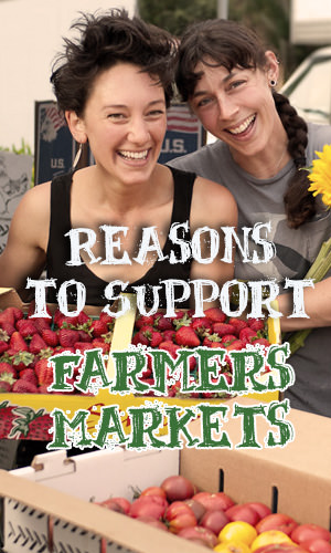Farmers markets are one of the few places where you can directly connect with the people who grew your food. Of the mountain of reasons to shop at Farmers Markets, these top our list.