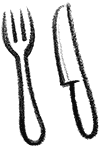 fork and knife