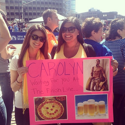 Best Running Signs Pertaining To Booze #15: Waiting for you at the finish line.