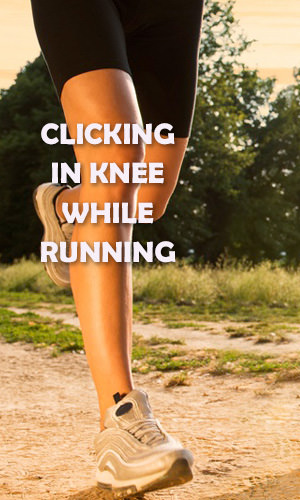 If your knee clicks as you run, you may have one of several conditions. These include iliotibial band syndrome, a meniscal injury or plica syndrome. Syndromes that lead to knee clicking often are often relatively easy to treat. Read on to learn more about what you should do if your knee clicks while running.