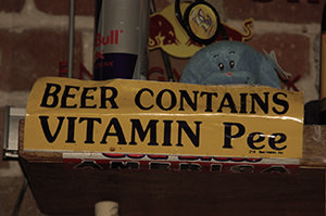 Beer Contains Vitamin Pee