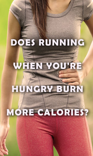 Running on an empty stomach may not burn more calories, but it can burn more fat. Your muscles burn carbohydrates for energy, but when a sufficient quantity of carbohydrates is not immediately available, your body turns to stored energy, or fat, to fuel your workout.
