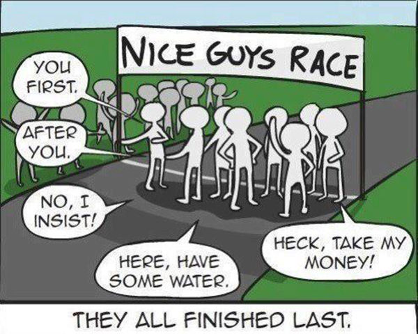 Funnies You'll Enjoy It You're A Runner #9: Nice Guys Race.