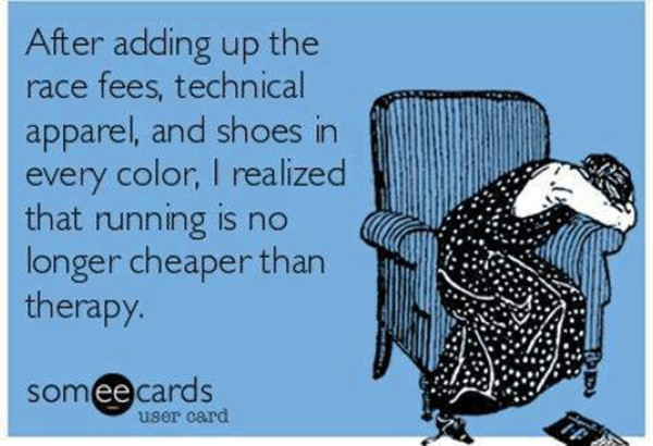 Funnies You'll Enjoy It You're A Runner #17: Not Cheaper Than Therapy