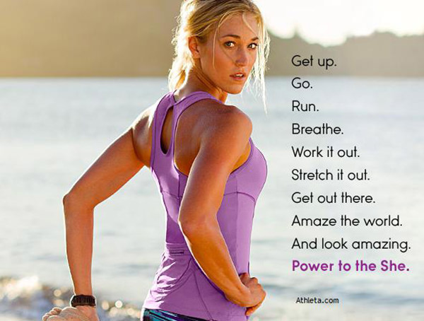 Inspirational Messages To Get You Off That Couch And Go Running #12: Get up. Go run. Breathe. Work it out. Stretch it out. Get out there. Amaze the world. And look amazing. Power to the SHE.