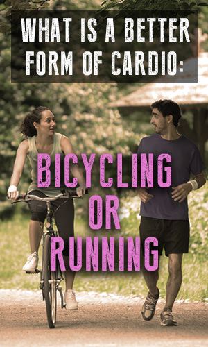 Running and cycling are both excellent forms of aerobic exercise. Both allow you to engage large muscle groups in a sustained activity, which elevates your heart rate and delivers a wide variety of health benefits. But which delivers more benefits? You decide.