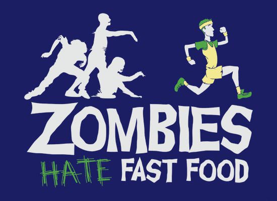 Runner Things #937: Zombies hate fast food. 