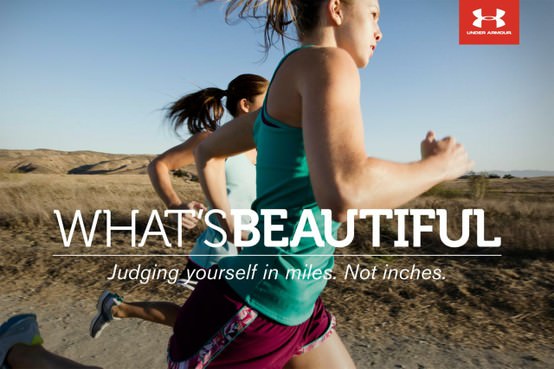 Runner Things #1017: What's beautiful? Judging yourself in miles. Not inches.  - fb,running
