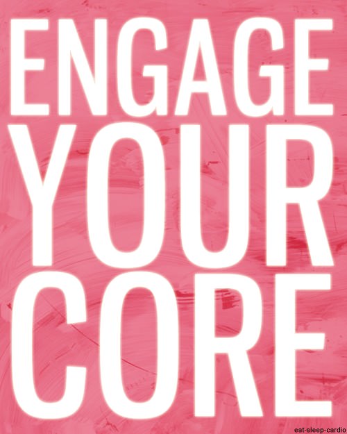 Runner Things #1022: Engage your core. 