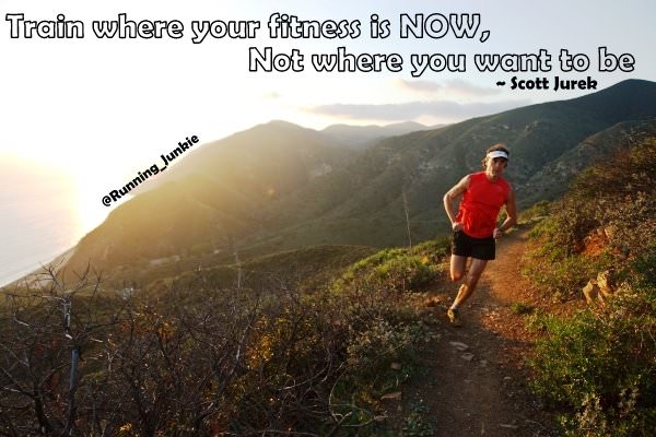 Runner Things #955: Train where your fitness is NOW, not where you want it to be.  - fb,running