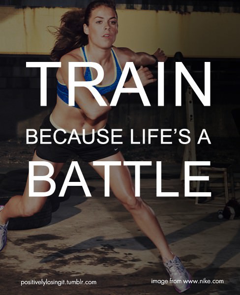 Runner Things #982: TRAIN. Because life is a battle. 