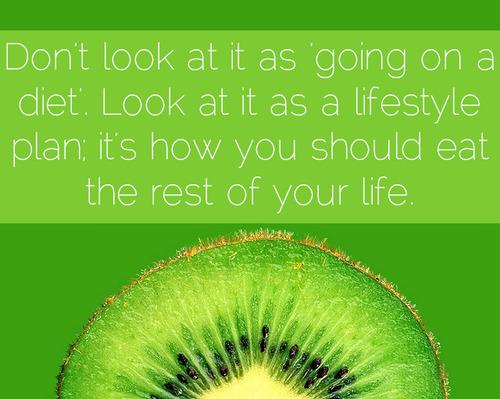 Runner Things #1050: Don't look at is as going on a diet. Look at is as a lifestyle plan; it's how you should eat the rest of your life.  - fb,nutrition