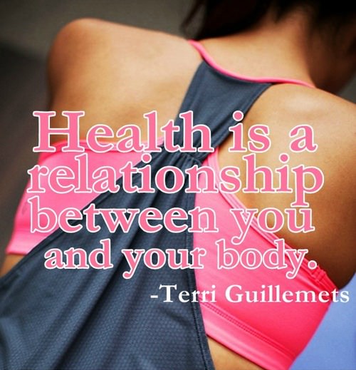 Runner Things #802: Health is a relationship between you and your body. 