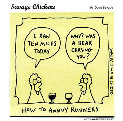 Runner Things #809: How to annoy runners. 
