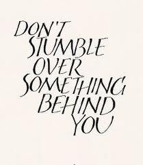 Runner Things #924: Don't stumble over something behind you. 