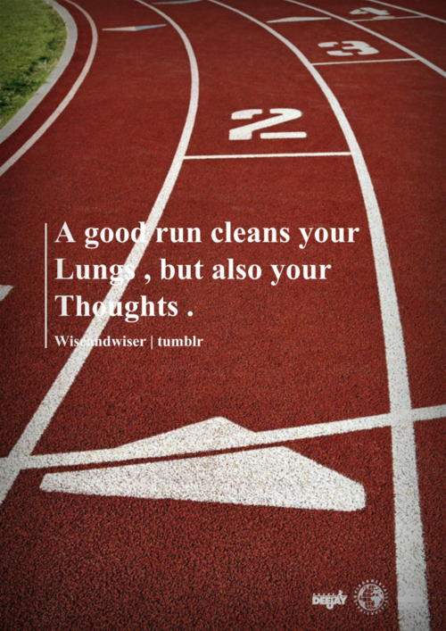 Runner Things #842: A good run cleans your lungs, but also your thoughts.  - fb,running