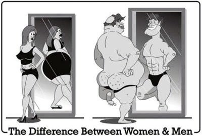 Runner Things #1082: The difference between women and men. - fb,fitness