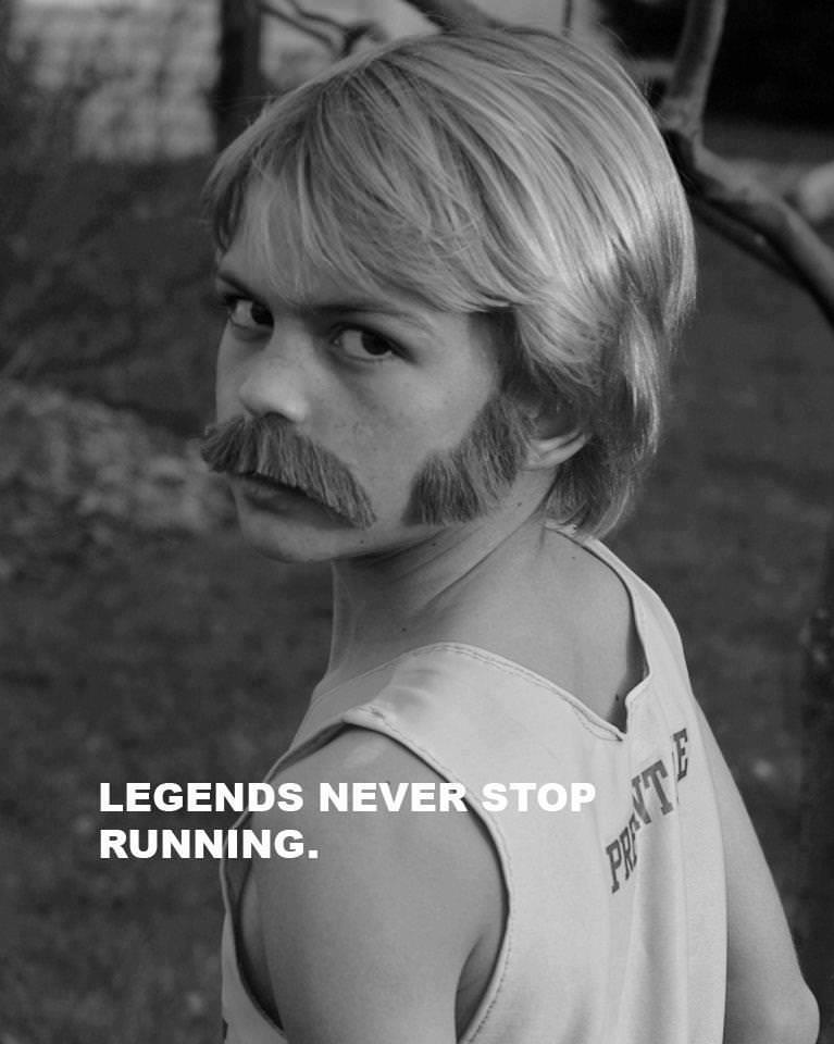 Runner Things #1107: Legends never stop running. - fb,running