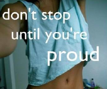 Runner Things #1069: Don't stop until you're proud!