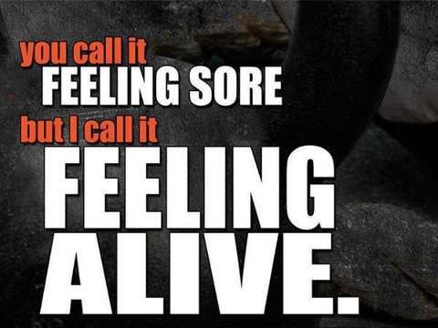 Runner Things #1121: You call it feeling sore but I call it feeling alive.