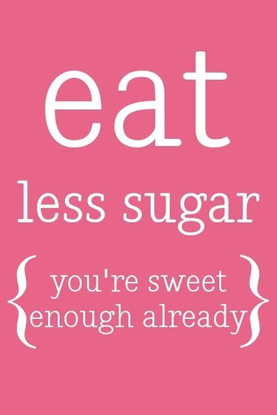 Runner Things #1233: Eat less sugar, You're sweet enough already.