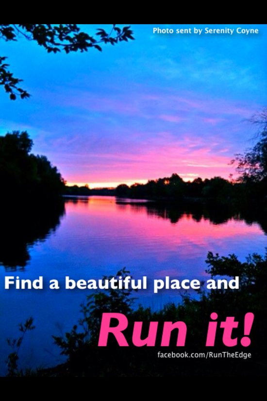 Runner Things #1234: Find a beautiful place and run it!