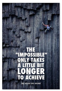 Runner Things #1269: The Impossible, only takes a little bit longer to achieve. - fb,fitness