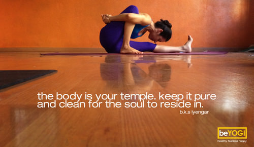 Runner Things #1277: The body is your temple. Keep it pure and clean for the soul to reside in. - B. K. S. Lyengar
