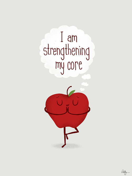 Runner Things #1312: I am strengthening my core.