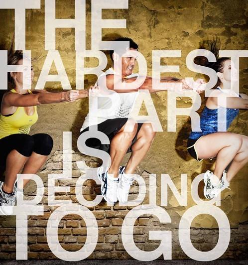 Runner Things #1436: The hardest part is deciding to go. - fb,fitness