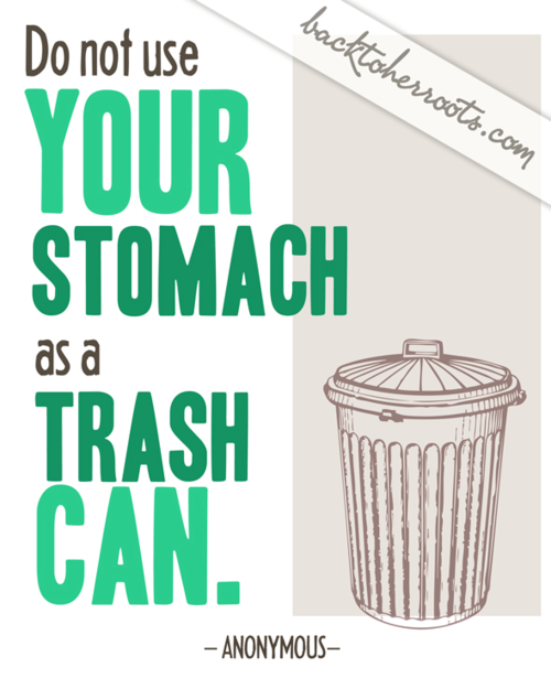 Runner Things #1437: Do not use your stomach as a trash can. 