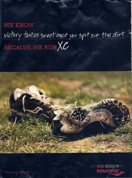Runner Things #1472: We know victory tastes sweet once you spit out the dirt.