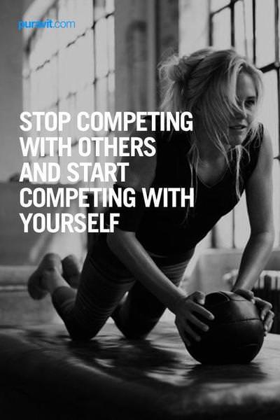 Runner Things #1583: Stop competing with others and start competing with yourself.