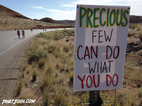 Runner Things #1653: Precious few can do what you do. - fb,running,signage