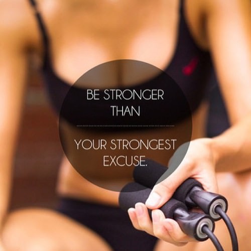 Runner Things #1679: Be stronger than your strongest excuse.